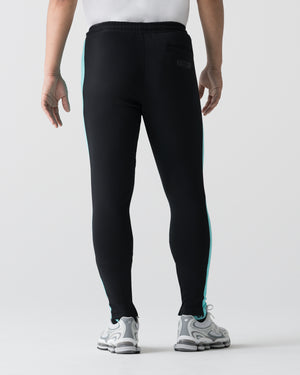 CRONOS BOLD LINE SKINNY PANTS【BLACK×T.BLUE】