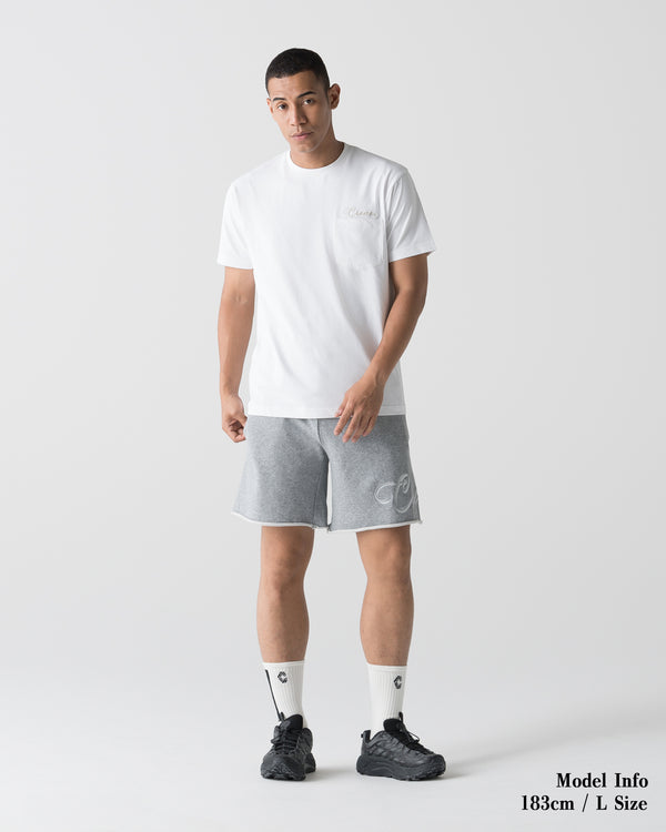CRONOS SCRIPT POCKET S/S TEE【WHITE】