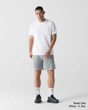 CRONOS SCRIPT RAW HEM SHORTS【M.GRAY】