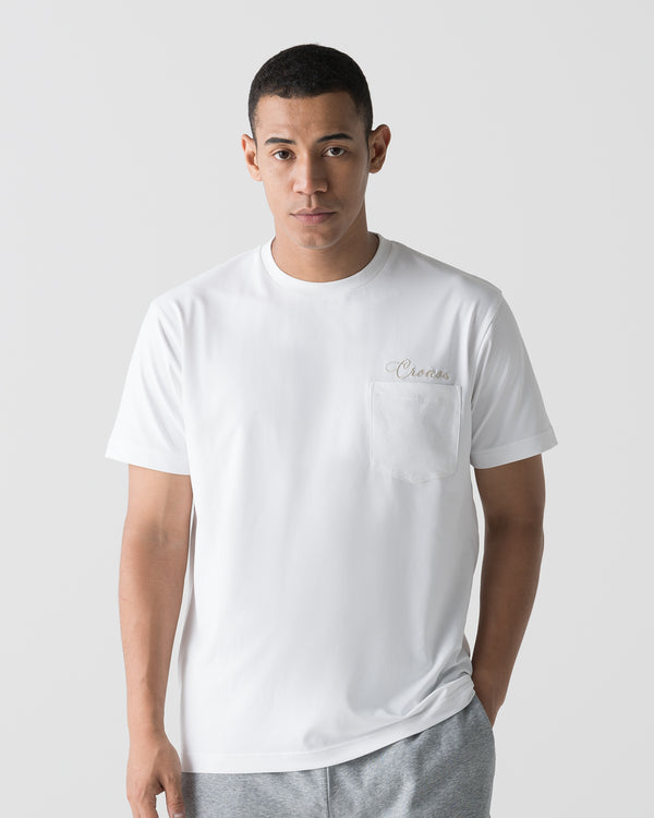 CRONOS SCRIPT POCKET S/S TEE【WHITE】