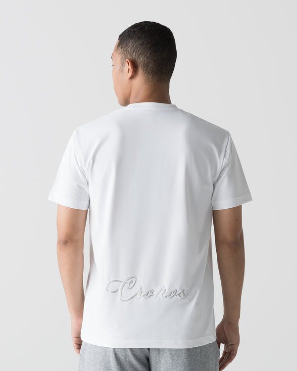 CRONOS SCRIPT POCKET S/S TEE【WHITE】