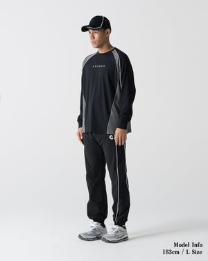 CRONOS ELEMENT L/S TEE【BLACK×GRAY】