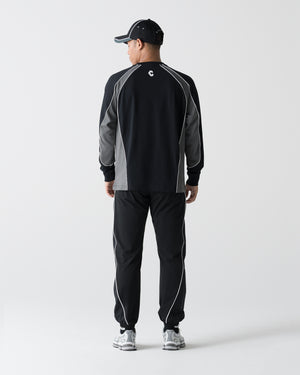 CRONOS ELEMENT L/S TEE【BLACK×GRAY】