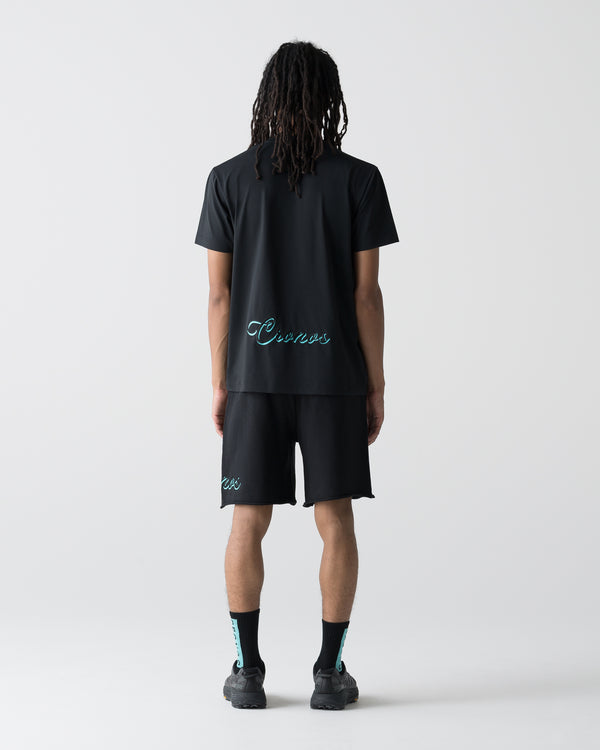 CRONOS SCRIPT POCKET S/S TEE【BLACK×T.BLUE】