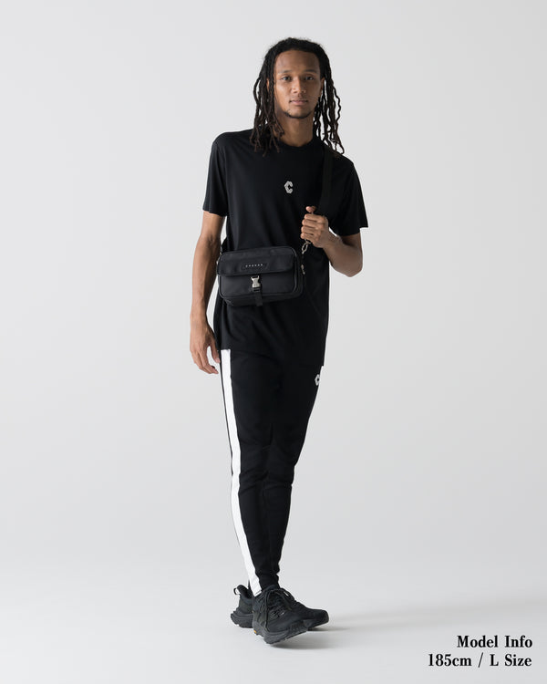 CRONOS BOLD LINE SKINNY PANTS【BLACK】
