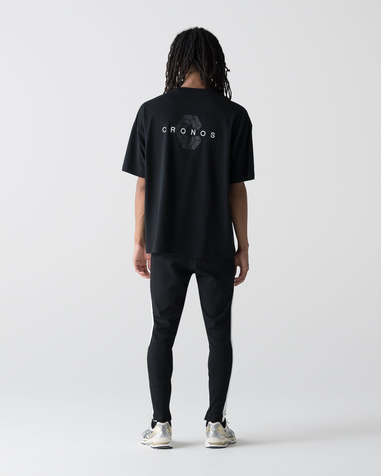 CRONOS BOLD LINE SKINNY PANTS【BLACK】