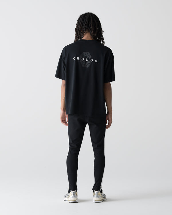 CRONOS BOLD LINE SKINNY PANTS【BLACK】