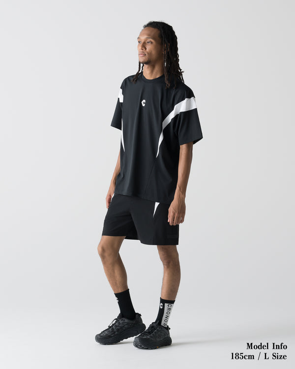CRONOS CONTOUR S/S TEE【BLACK】