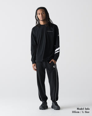 CRONOS VECTOR LINE L/S TEE【BLACK】