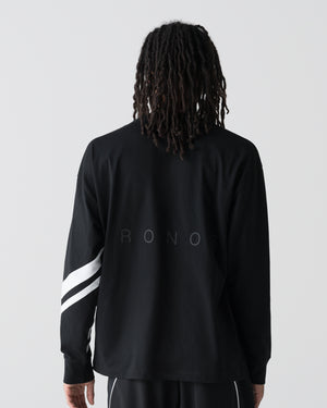 CRONOS VECTOR LINE L/S TEE【BLACK】