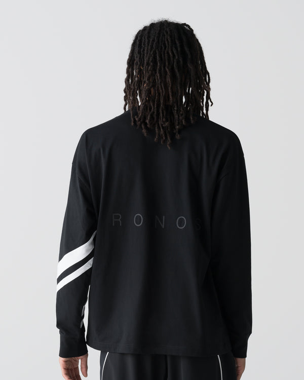 CRONOS VECTOR LINE L/S TEE【BLACK】