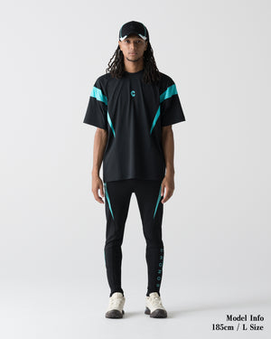 CRONOS CONTOUR S/S TEE【BLACK×T.BLUE】
