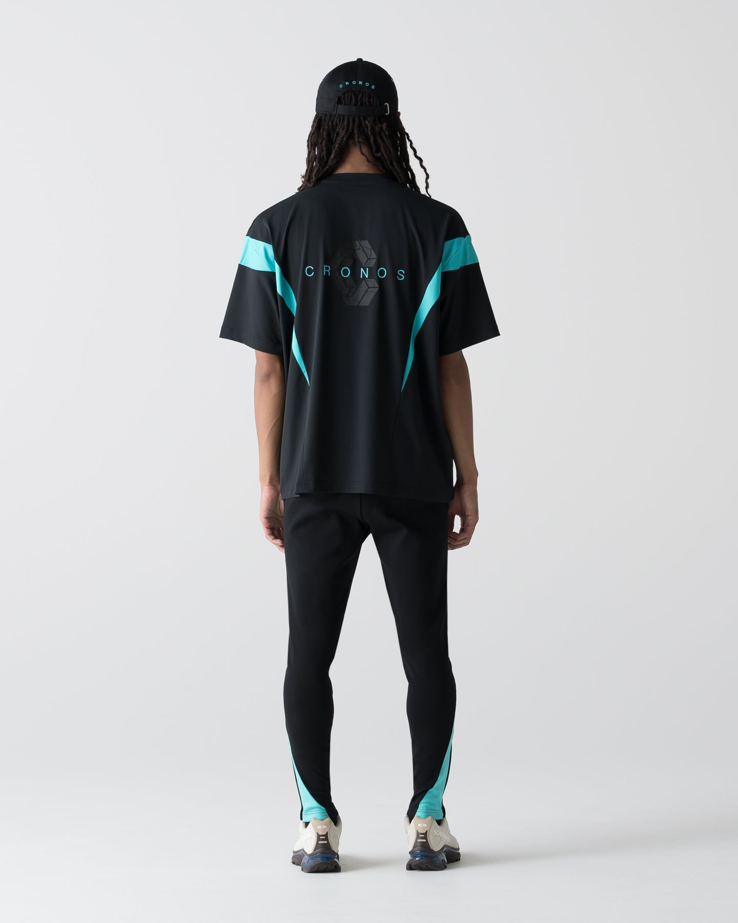 CRONOS CONTOUR S/S TEE【BLACK×T.BLUE】
