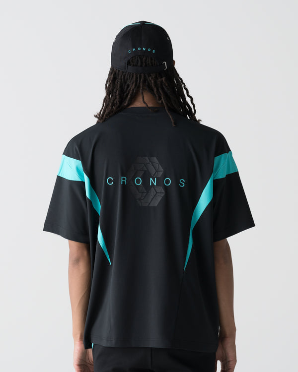 CRONOS CONTOUR S/S TEE【BLACK×T.BLUE】