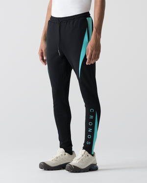 CRONOS CONTOUR SKINNY PANTS【BLACK×T.BLUE】
