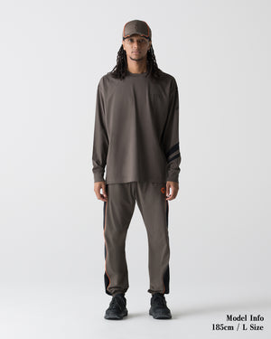 CRONOS VECTOR LINE L/S TEE【BROWN】