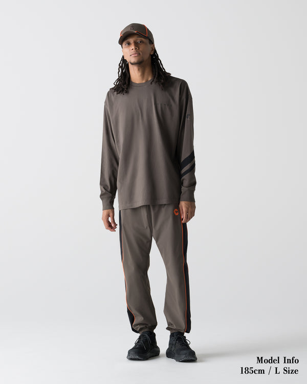 CRONOS VECTOR LINE L/S TEE【BROWN】