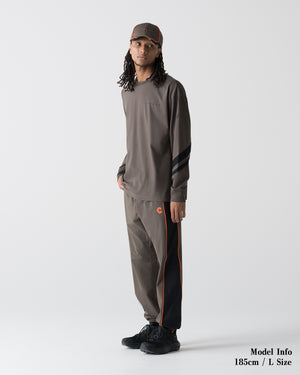 CRONOS VECTOR LINE L/S TEE【BROWN】