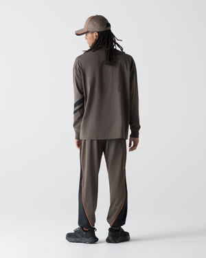 CRONOS VECTOR LINE L/S TEE【BROWN】