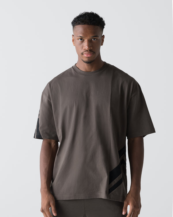 CRONOS VECTOR LINE S/S TEE【BROWN】
