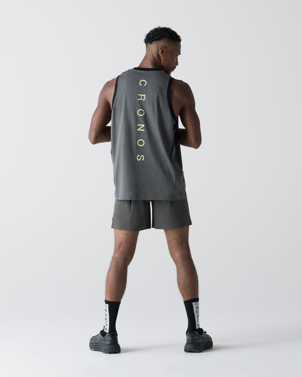 CRONOS KINETIC AIR SLEEVELESS【D.GRAY】