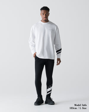 CRONOS VECTOR LINE L/S TEE【WHITE】