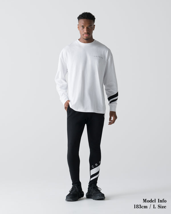 CRONOS VECTOR LINE L/S TEE【WHITE】