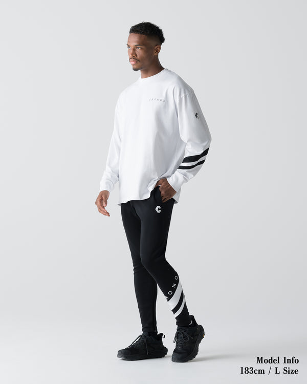 CRONOS VECTOR LINE SKINNY PANTS【BLACK】