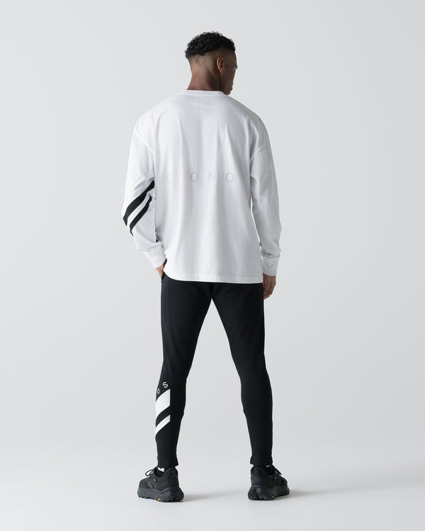 CRONOS VECTOR LINE L/S TEE【WHITE】