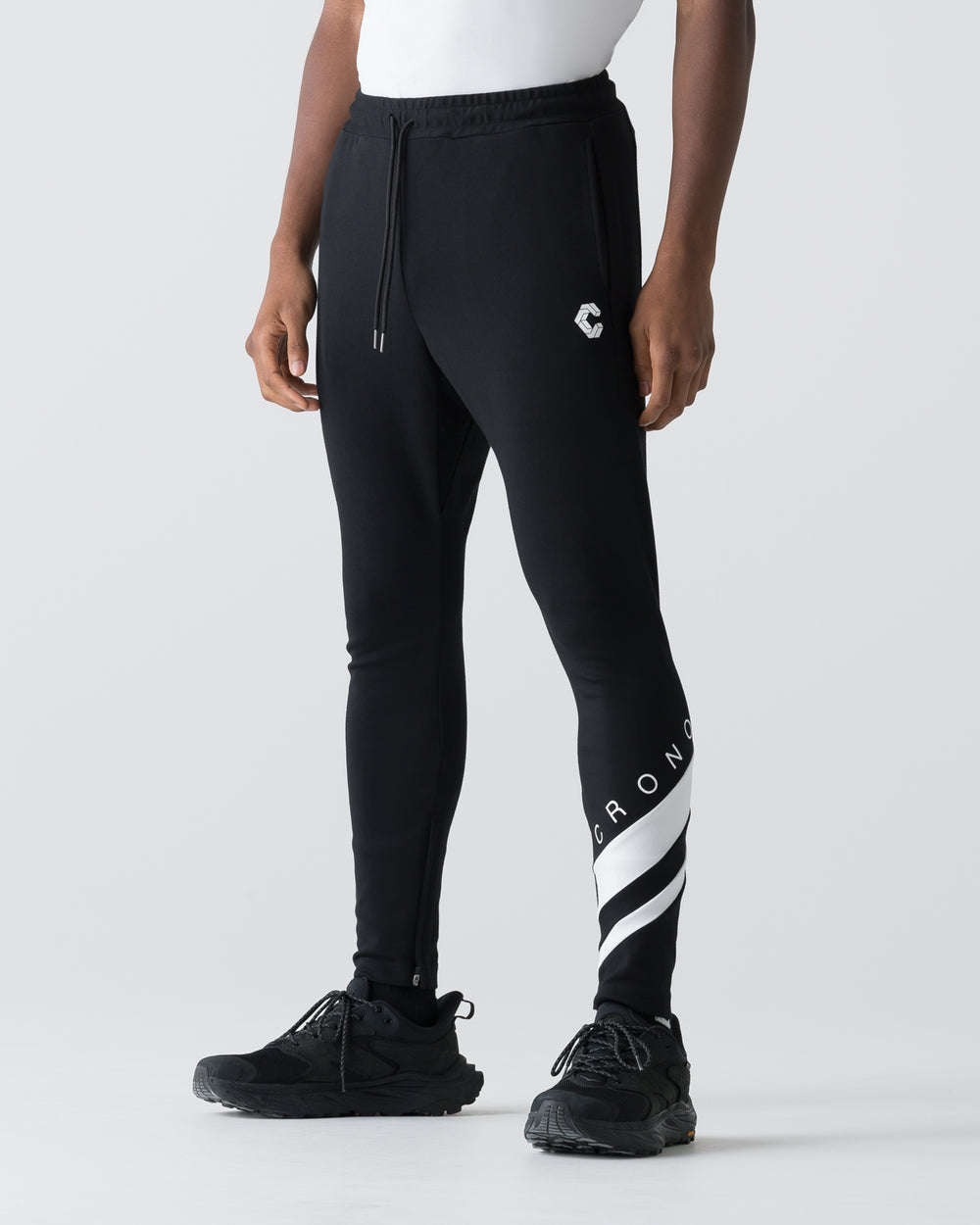 CRONOS VECTOR LINE SKINNY PANTS【BLACK】