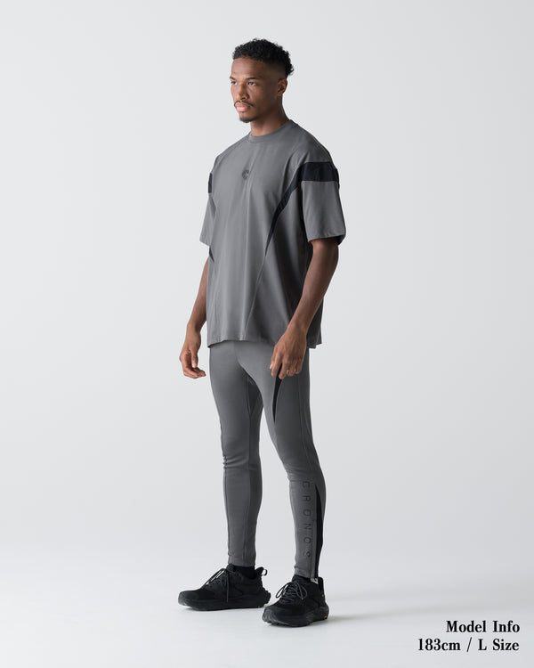 CRONOS CONTOUR S/S TEE【D.GRAY】