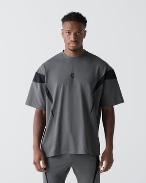CRONOS CONTOUR S/S TEE【D.GRAY】