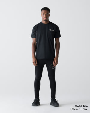 CRONOS SCRIPT POCKET S/S TEE【BLACK】