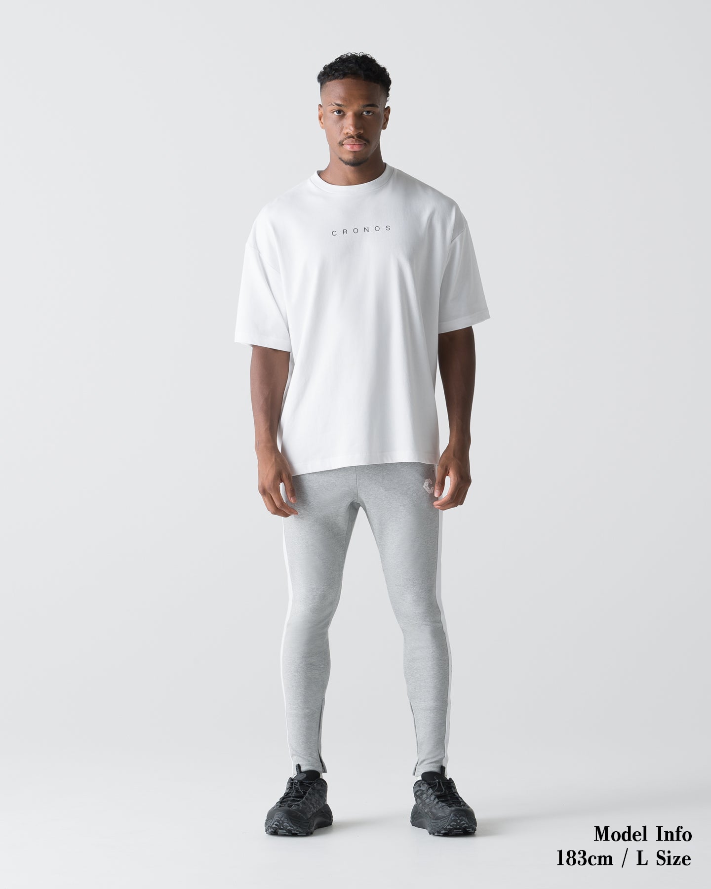 CRONOS BOLD LINE SKINNY PANTS【M.GRAY】