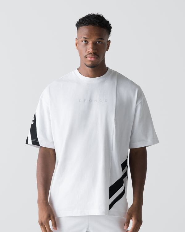 CRONOS VECTOR LINE S/S TEE【WHITE】