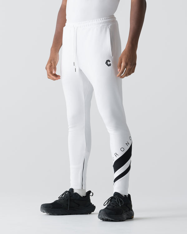 CRONOS VECTOR LINE SKINNY PANTS【WHITE】