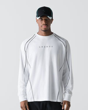CRONOS ELEMENT L/S TEE【WHITE】