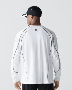 CRONOS PIPED CAP【BLACK×WHITE】