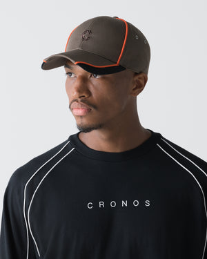 CRONOS PIPED CAP【BROWN】
