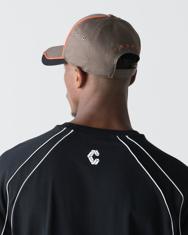 CRONOS PIPED CAP【BROWN】