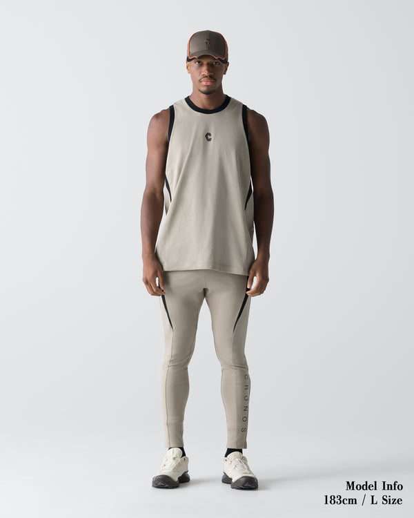 CRONOS KINETIC AIR SLEEVELESS【GREIGE】