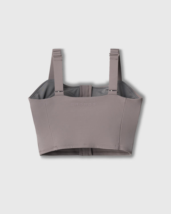 CRONOS WOMEN ADAPT BRA TOP【GRAY】