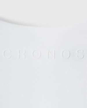 CRONOS WOMEN GATHER T-SHIRT【WHITE】