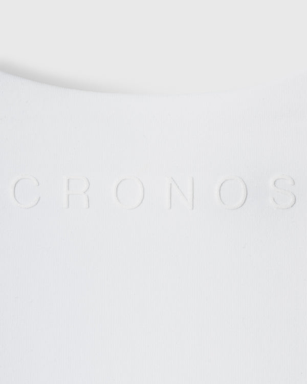 CRONOS WOMEN GATHER T-SHIRT【WHITE】