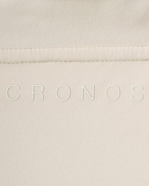 CRONOS WOMEN STAND COLLAR TRACK BLOUSON【BEIGE】