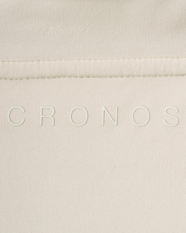 CRONOS WOMEN STAND COLLAR TRACK BLOUSON【BEIGE】