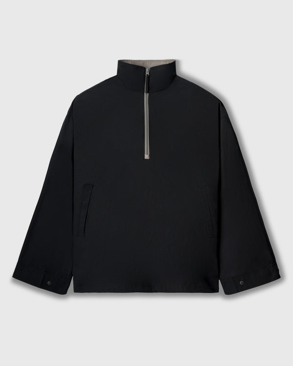 CRONOS WOMEN FRAME HALF ZIP BLOUSON【BLACK】