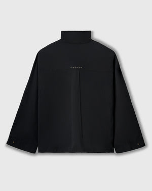 CRONOS WOMEN FRAME HALF ZIP BLOUSON【BLACK】
