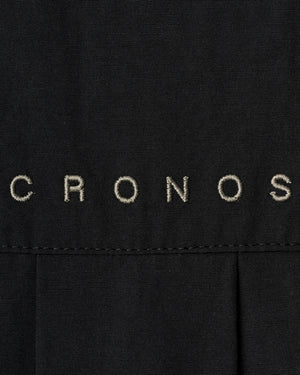 CRONOS WOMEN FRAME HALF ZIP BLOUSON【BLACK】