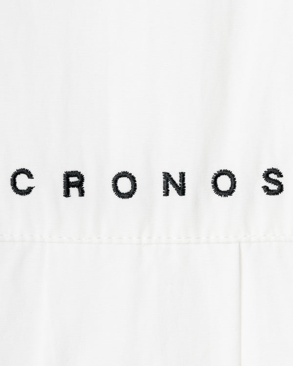 CRONOS WOMEN FRAME HALF ZIP BLOUSON【WHITE】